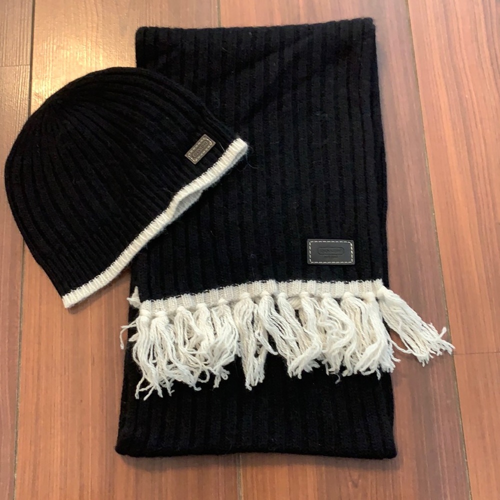 Coach | Scarf & Beanie Set